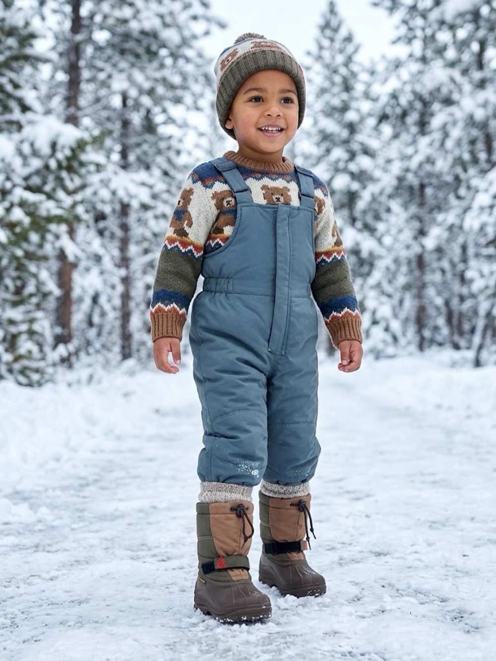 Highraud Winter Boots Brown & Gray US 9 durable - made in Canada 🇨🇦